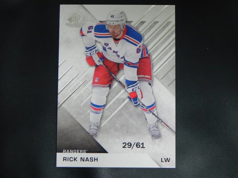 2016-17 SP Game Used Base Card #24 Rick Nash New York Rangers / 61 - Image 1 of 2