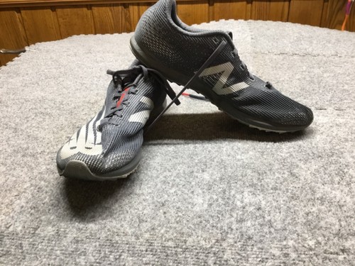 New Balance Racing XC7 da uomo grigio spikes regolare (D) taglia 9 5 corsa