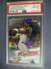 YORDAN ALVAREZ 2018 Bowman's Best Early Indications #25 PSA GEM MINT 10 Astros