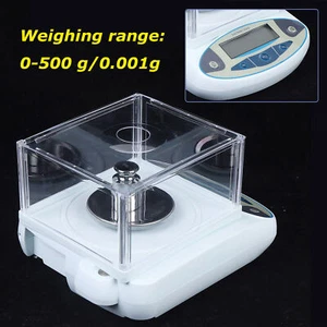500 g/0.001g Intelligent Analytical Balance Digital Lab Precision Balance Scale - Picture 1 of 12
