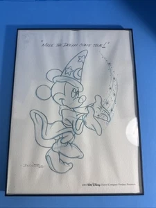"MAKE THE DREAM COME TRUE" Limited Edition 2001 Mickey Disney Cruises Lithographie - Bild 1 von 10