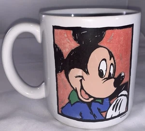 Disney Mickey Mouse Übergröße Keramik Kaffeetasse Becher gebraucht - Bild 1 von 9