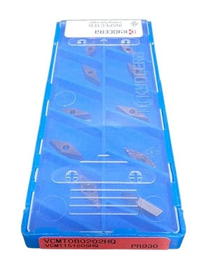 KYOCERA VCMT080202HQ PR930 Carbide Insert 10pcs - Image 1 of 3