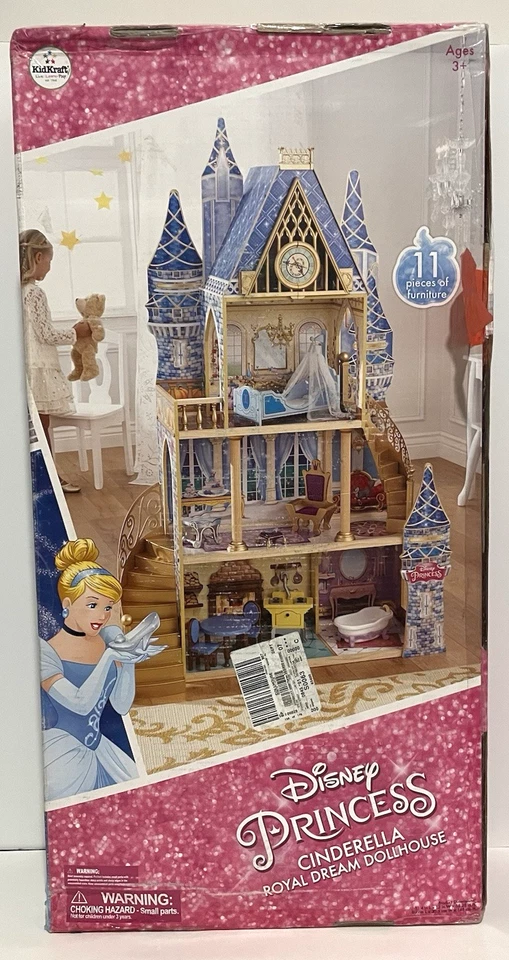 Disney Princesa Cenicienta Castillo Sueño Real Casa de Muñecas con Muebles KidKraft Foto 1 de 4