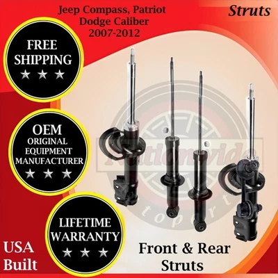Puntal delantero y trasero Monroe OEM para Dodge Caliber/Jeep Compass 2007-2012, Patriot Foto 1 de 4