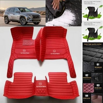 For Hyundai Tucson Car Floor Mats Custom Waterproof Auto Liners Carpets Foto 1 de 4