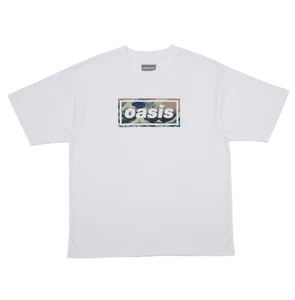 Original Oasis Live ’25 Tokyo Tour T-Shirt Hokusai Ukiyo-e The Great Wave weiß - Bild 1 von 5