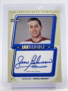 JEAN BELIVEAU 1999-00 PONTE SUPERIORE RETRÒ FIRMA INCREDIBILE AUTO Q3562 - Foto 1 di 2