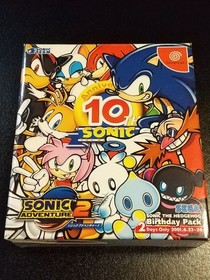 Sonic Adventure 2 10th Anniversary Limited Edition Sega Dreamcast Japan Game