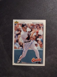 1992 Upper Deck - Dwight Evans #248 Baltimore Orioles AUTOGRAPHED - Picture 1 of 2