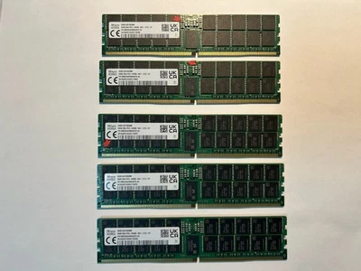 HYNIX HMCG94AHBRA487N 64GB 2RX4 PC5-6400B DDR5 RDIMM SERVER RAM Missing Caps Lot - Image 1 of 4