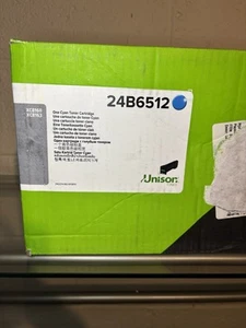 Toner cyan Lexmark 24b6512 série XC8160 XC8163 d'origine - Photo 1/3