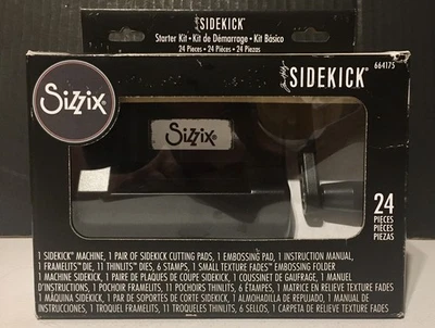Sizzix Tim Holtz Sidekick Black Embossing Machine 24 Piece Kit 664175 BRAND NEW - Image 1 of 4
