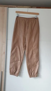 Cognacfarbene Lederimitat Hose in Chinooptik Gr.L - Bild 1 von 1