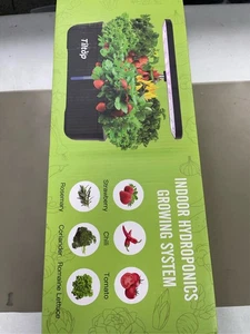 Sistema de Cultivo Hidropónico 12 Vainas Interior Hierba Jardín con Luz de Cultivo LED 36W, H - Imagen 1 de 2