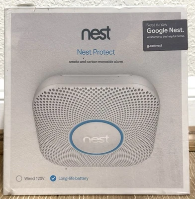 谷歌 Nest Protect 烟雾报警器 CO 检测器电池电源 2029 过期 — 第 1/4 张图片