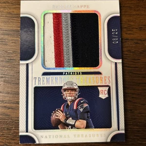Parche Panini National Treasures 2022 - Rookies Bailey Zappe Patriots 4 colores/25 - Imagen 1 de 4