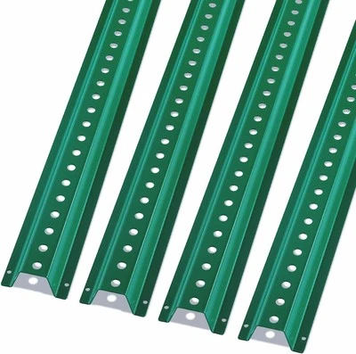 Poste de señalización de canal en U 1/2/4 de acero 6/7,8 pies para intersección de tráfico de granja de jardín Foto 1 de 4