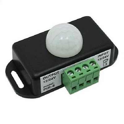 Interruttore per Luce LED Automatico con Sensore di Movimento Infrarossi PIR 12V - Immagine 1 di 4