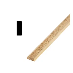 DM 1067EM 5/16 Zoll X 3/4 Zoll Wand- und Schrankleisten aus massiver Kiefer - Bild 1 von 2