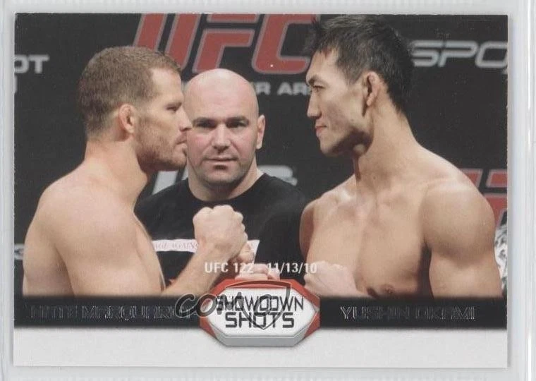 2011 UFC Moment of Truth Showdown Shots Duals Nate Marquardt vs Yushin Okami - Image 1 of 2