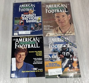 American Football Quarterly Coaching Coaches Plays (Late 90s Issues) SET OF 4 - Imagen 1 de 5