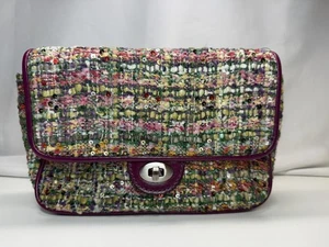 Borsa a tracolla Patricia Nash viola scuro Lorenza patta paillettes catena boucle P50654 - Foto 1 di 9