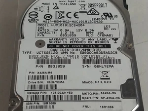 Lot of 2 HGST NetApp HUC101812CS4204 1.2 TB SAS 3 2.5 in Enterprise Drive - Picture 1 of 6