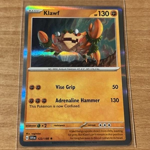Pokémon JCC Escarlata y Violeta Klawf 122/198 Holo Raro Casi Nuevo/M - Imagen 1 de 2