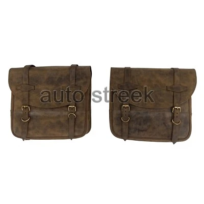 Fit Für Royal Enfield Super Meteor 650 Original Leder Gepäcktasche Beutel, Staub - Bild 1 von 3