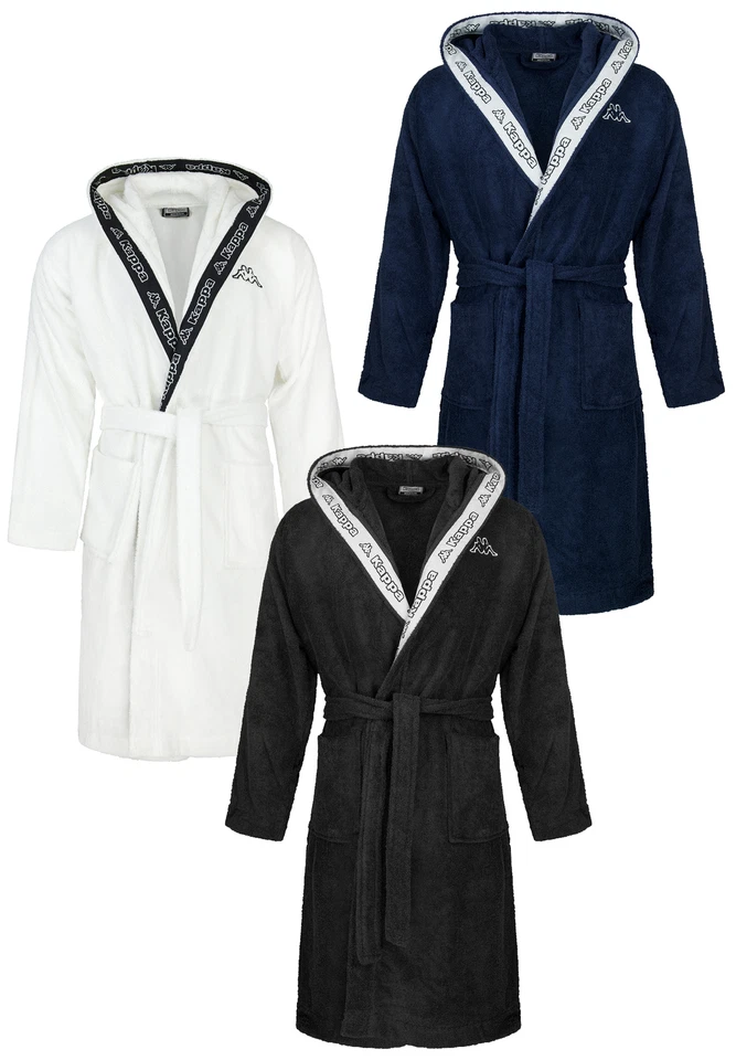 KAPPA unisex hooded dressing gown 100% cotton size S-4XL - Image 1 of 1