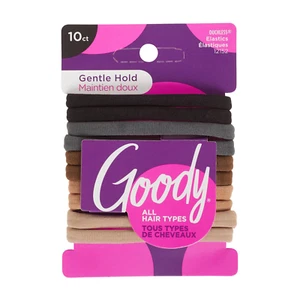 Ouchless Seamless Hair Elastics - 10 Ct, Neutral Tones, Damage-Free Gentle Hold - Picture 1 of 12