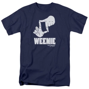The Sandlot L7 Weenie T Shirt Mens Licensed Classic Baseball Movie Tee Navy - Picture 1 of 2
