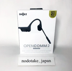 Shokz OpenComm2 2025 Upgrade Business Earphones Bone Conduction Black - Picture 1 of 3
