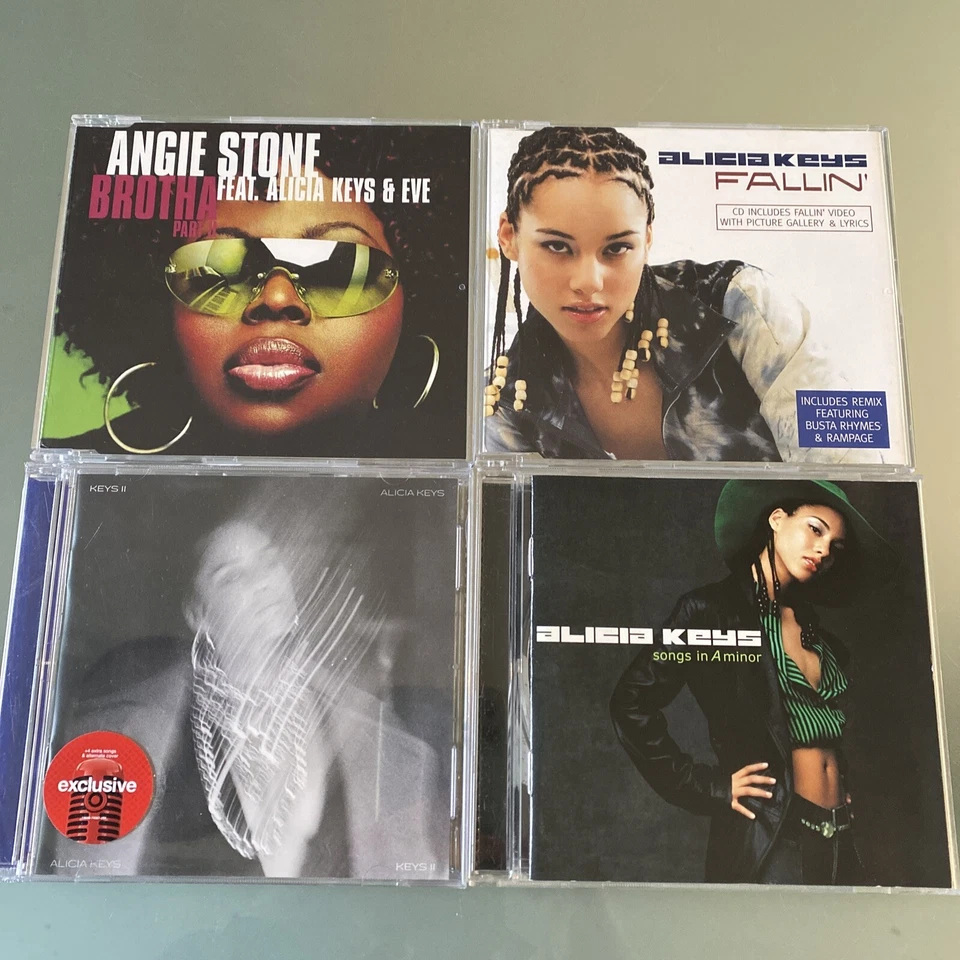 Alicia Keys CD 4 LOT: SEALED KEYS II , IMPORT Fallin & Brotha, Songs In A Minor - Image 1 of 4