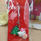 Sangle de charme téléphone Sanrio Hello chaton joyeux cadeau charme de Noël Japon 2008