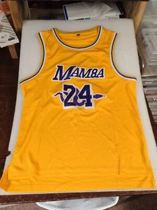 Kobe Bryant Yellow Mamba 24 Jersey Children's Large Unbranded - Picture 1 of 3