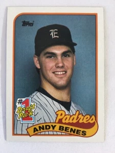 1989 Topps Andy Benes San Diego Padres Baseball Card No. 437 - Picture 1 of 2