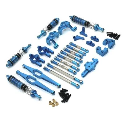 For 1/12 WLtoys 12429 Alloy Shock absorber Tie rod Steering Hub Carrier Kit Part - Image 1 of 4