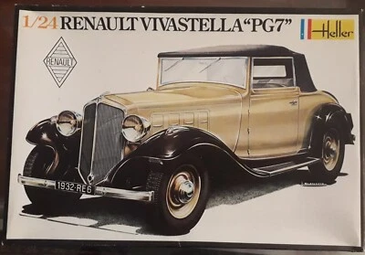  HELLER 1/24 KIT RENAULT VIVASTELLA "PG7" N°724  OBSOLETO IN OTTIMO STATO - Immagine 1 di 4
