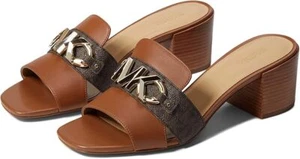 Michael Kors Izzy Mule Marrone Multi 9 M - Foto 1 di 1