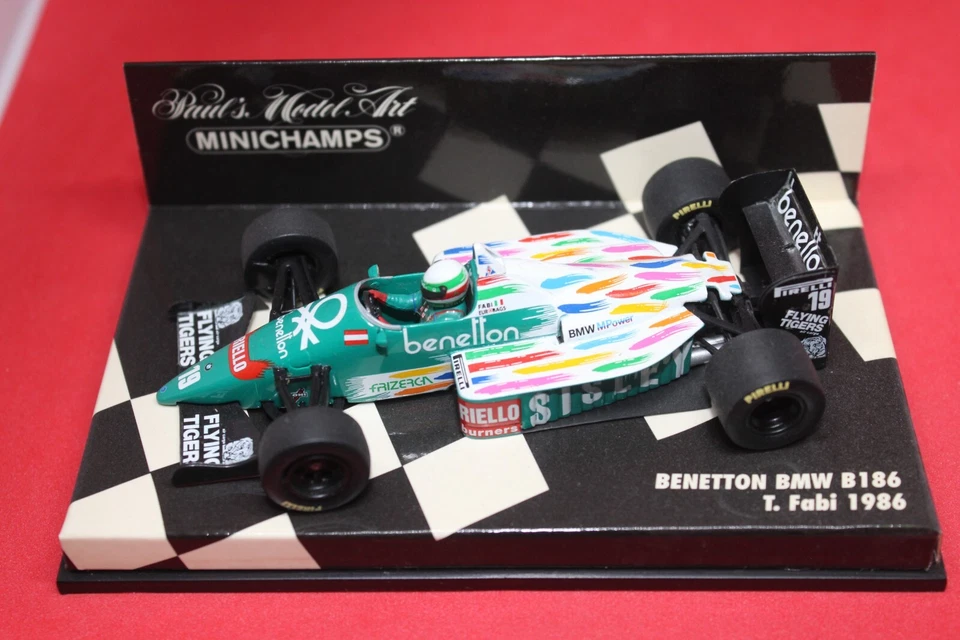 1/43 Benetton Bmw B186 (1986) - #19 T. Fabi - MINICHAMPS - Immagine 1 di 3