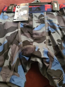 NWT 2 Pack Fila Boy's S 6/7 Stretch Performance Extended length Boxer Briefs - Picture 1 of 3