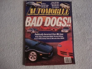 Automobile 1992 May 1993 Porsche 928GTS Jeep Cherokee vs Ford Explorer Audi S4 - Picture 1 of 1