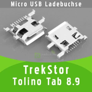 ✅ TrekStor Tolino Tab 8.9 prise micro USB DC prise de charge connecteur de port - Photo 1/1