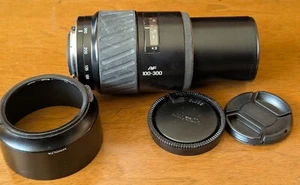 Minolta Maxxum AF 100-300mm zoom f/4.5-5.6-For Maxxum 7 or Sony/Pre-owned/VG+ - Picture 1 of 7