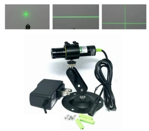 532nm 30mW Green Laser Dot/Line Module 18x75mm with 5V Power Adapter - Picture 1 of 13