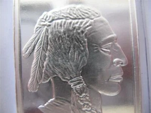 1-OZ.999 PURE SILVER BUFFALO INDIAN LIBERTY ART BAR 2020 $ CRASH INSURANCE +GOLD - Picture 1 of 12