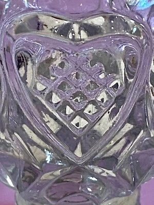 Lámpara de aceite victoriana EAPG Boston&Sandwich corazón/diamante parte superior de latón brilla Foto 1 de 4