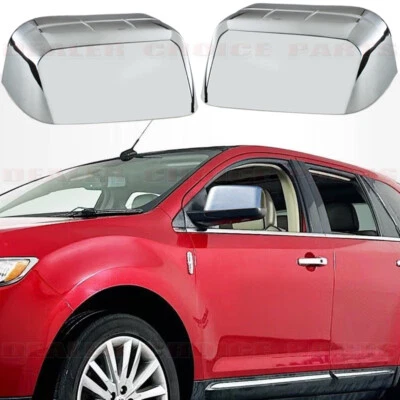 2007 2008 2009 2010 Lincoln MKX 07-11 Ford Edge Chrome Mirror COVERS Overlays - Изображение 1 из 4